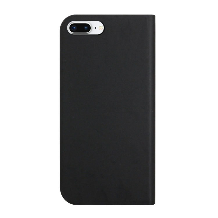 3-Folding Ultrathin Skin Feel Magnetic Solid Color Horizontal Flip Leather Case with Holder For iPhone 7 Plus / 8 Plus