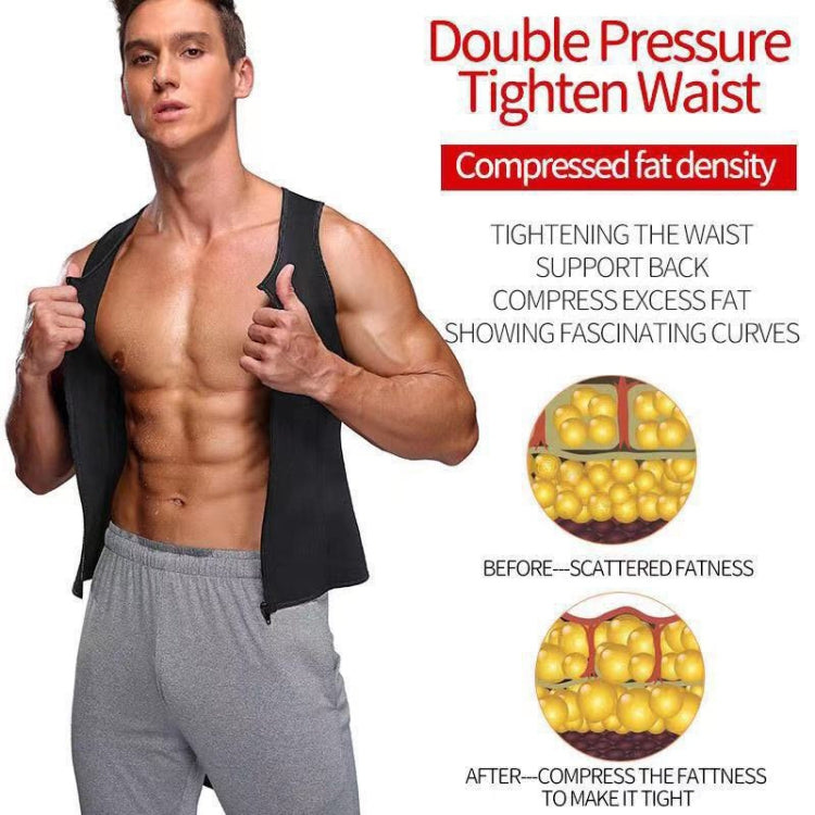 Neoprene Men Sport Body Shapers Vest Waist Body Shaping Corset, Size: