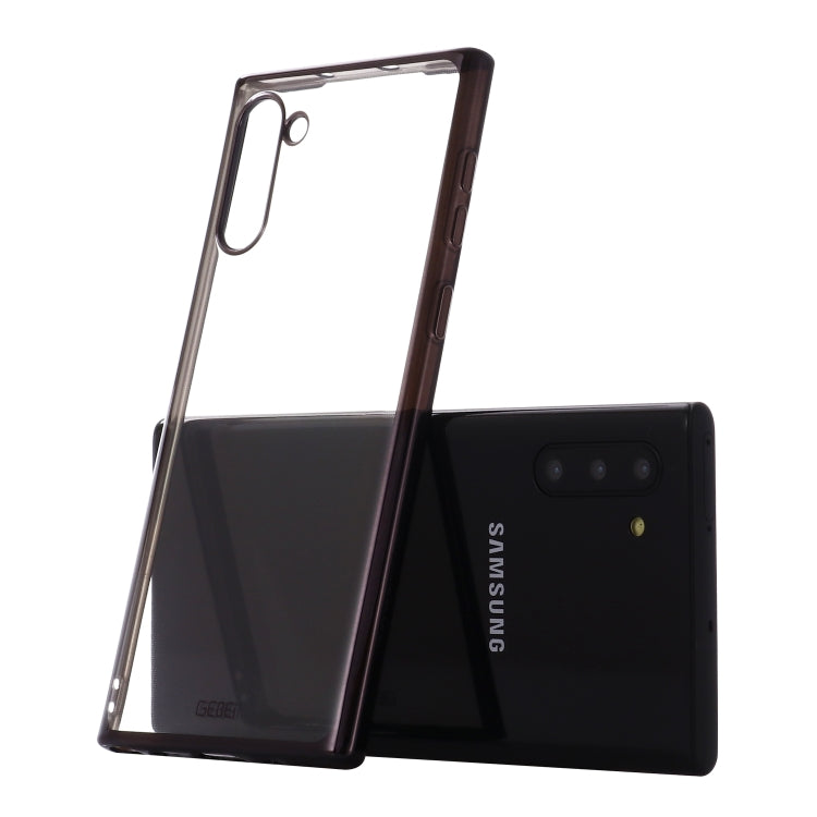 For Galaxy Note 10 GEBEI Plating TPU Shockproof Protective Case