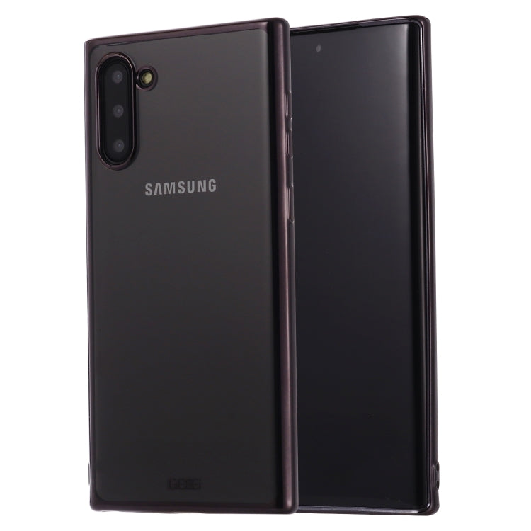 For Galaxy Note 10 GEBEI Plating TPU Shockproof Protective Case