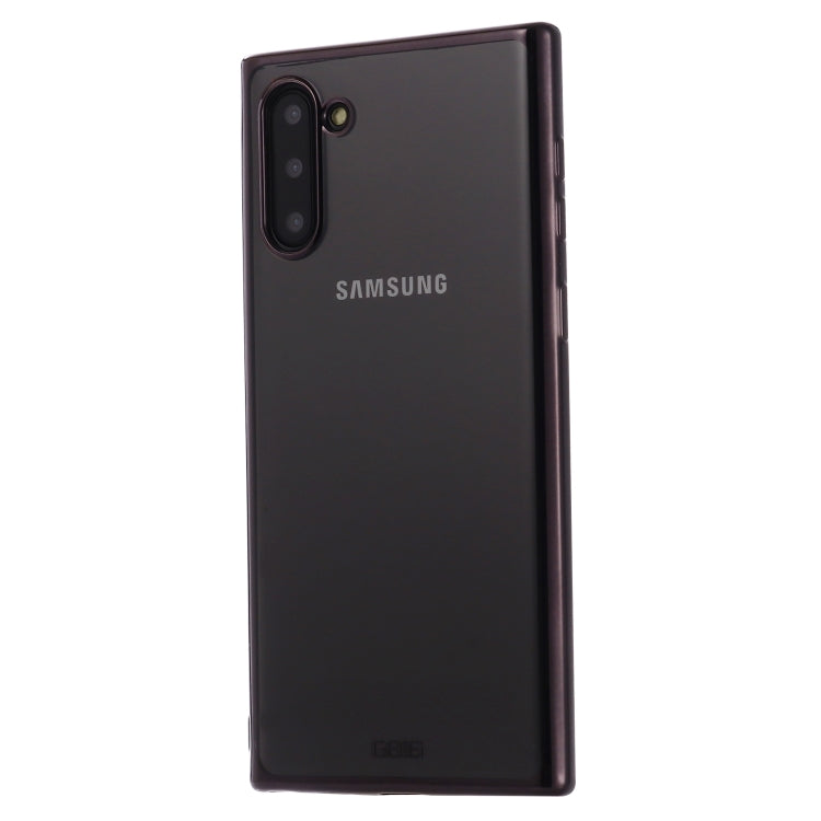 For Galaxy Note 10 GEBEI Plating TPU Shockproof Protective Case
