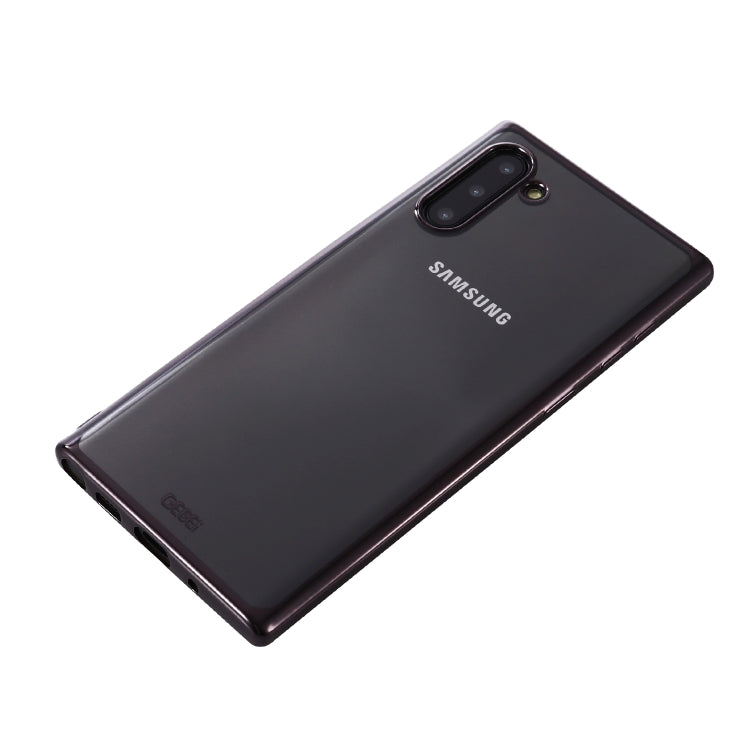 For Galaxy Note 10 GEBEI Plating TPU Shockproof Protective Case