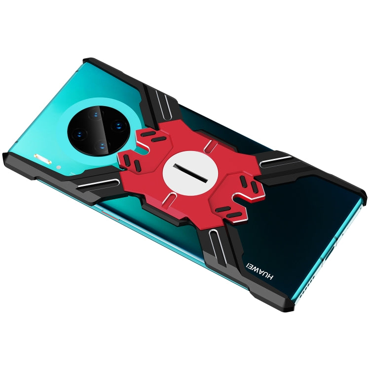 For Huawei Mate 30 Pro Hero Series Anti-fall Wear-resistant Metal Protective Case with Bracket