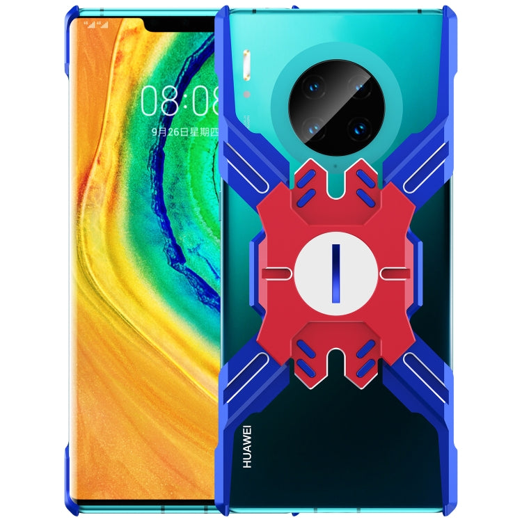 For Huawei Mate 30 Hero Series Anti-fall Wear-resistant Metal Protective Case with Bracket