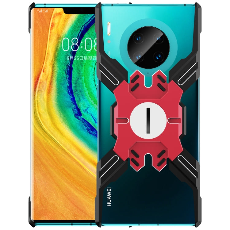 For Huawei Mate 30 Hero Series Anti-fall Wear-resistant Metal Protective Case with Bracket