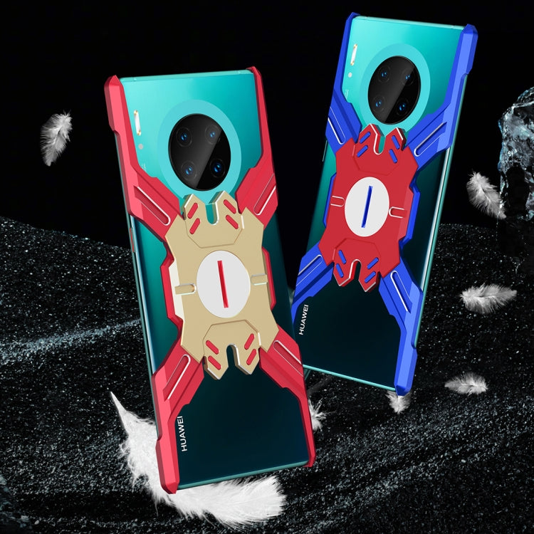 For Huawei Mate 30 Hero Series Anti-fall Wear-resistant Metal Protective Case with Bracket