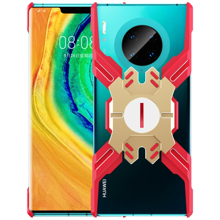 For Huawei Mate 30 Hero Series Anti-fall Wear-resistant Metal Protective Case with Bracket