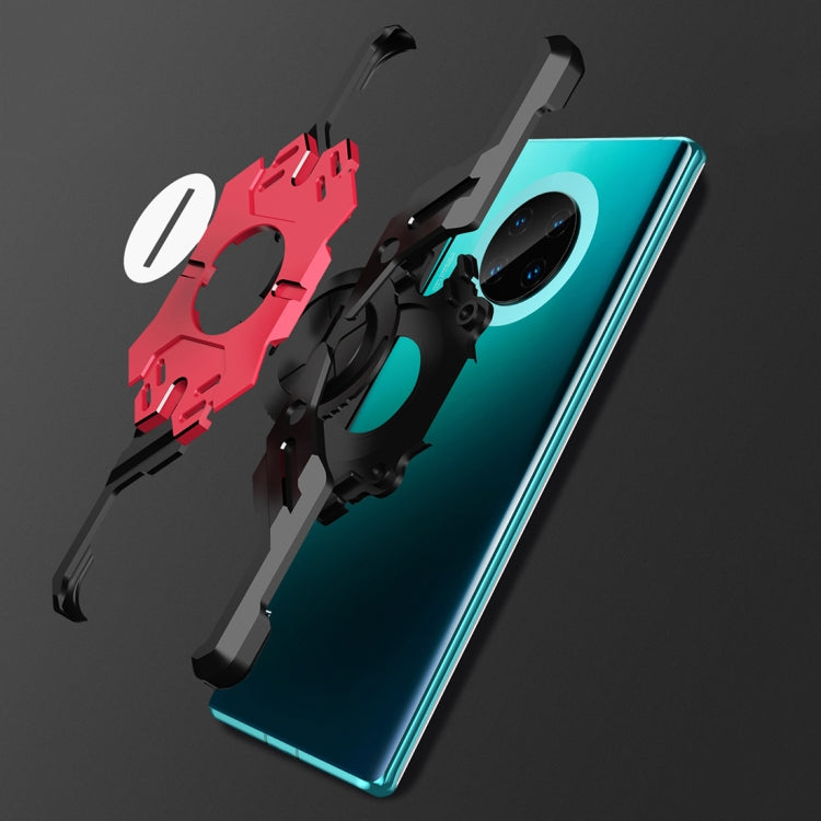 For Huawei Mate 30 Hero Series Anti-fall Wear-resistant Metal Protective Case with Bracket