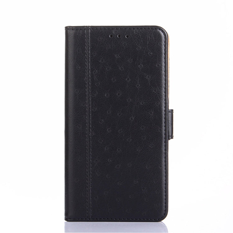 For iPhone 13 Pro Ostrich Texture PU + TPU Horizontal Flip Leather Case with Holder & Card Slots & Wallet