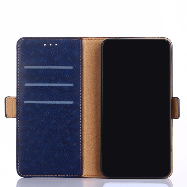 For iPhone 13 Pro Ostrich Texture PU + TPU Horizontal Flip Leather Case with Holder & Card Slots & Wallet