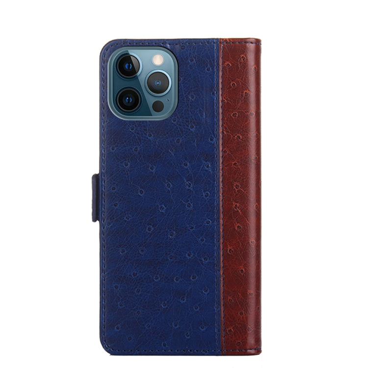 For iPhone 13 Pro Max Ostrich Texture PU + TPU Horizontal Flip Leather Case with Holder & Card Slots & Wallet