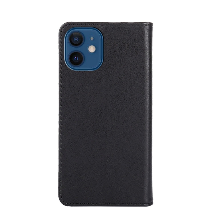 For iPhone 13 mini Non-Magnetic Retro Texture Horizontal Flip Leather Case with Holder & Card Slots & Wallet