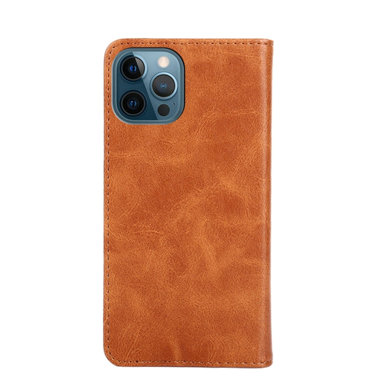 For iPhone 13 Pro Max Non-Magnetic Retro Texture Horizontal Flip Leather Case with Holder & Card Slots & Wallet