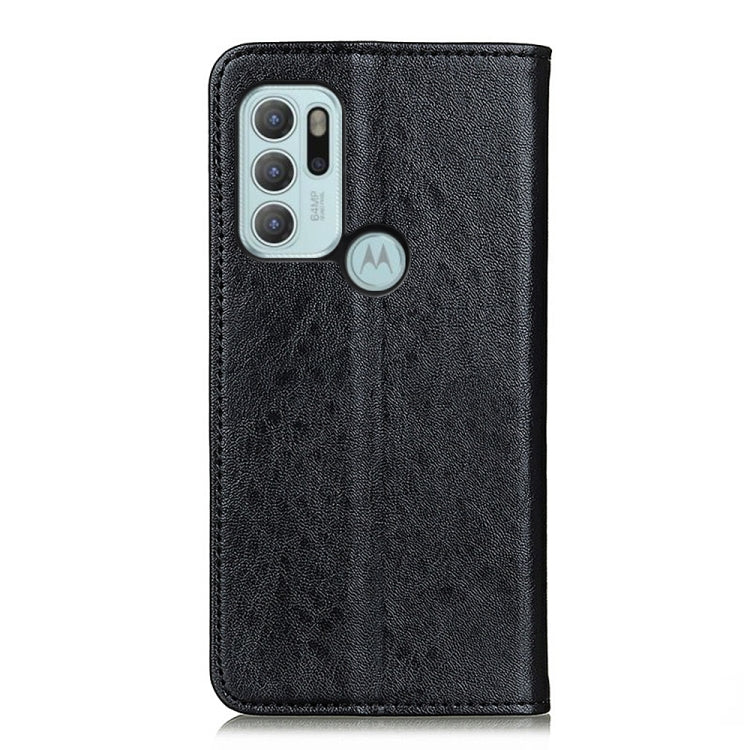 For Motorola Moto G60S Magnetic Crazy Horse Texture Horizontal Flip Leather Case with Holder & Card Slots & Wallet