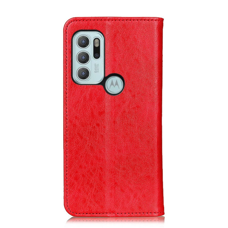 For Motorola Moto G60S Magnetic Crazy Horse Texture Horizontal Flip Leather Case with Holder & Card Slots & Wallet