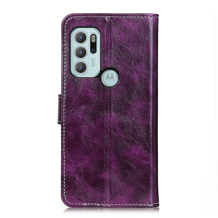 For Motorola Moto G60S Retro Crazy Horse Texture Horizontal Flip Leather Case with Holder & Card Slots & Photo Frame & Wallet