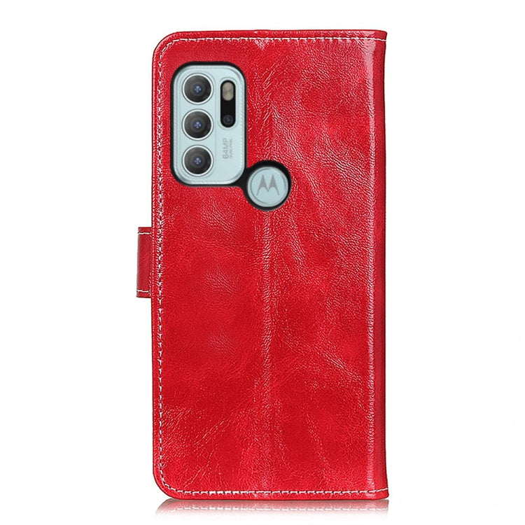 For Motorola Moto G60S Retro Crazy Horse Texture Horizontal Flip Leather Case with Holder & Card Slots & Photo Frame & Wallet