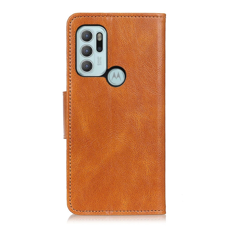 For Motorola Moto G60S Mirren Crazy Horse Texture Horizontal Flip Leather Case with Holder & Card Slots & Wallet
