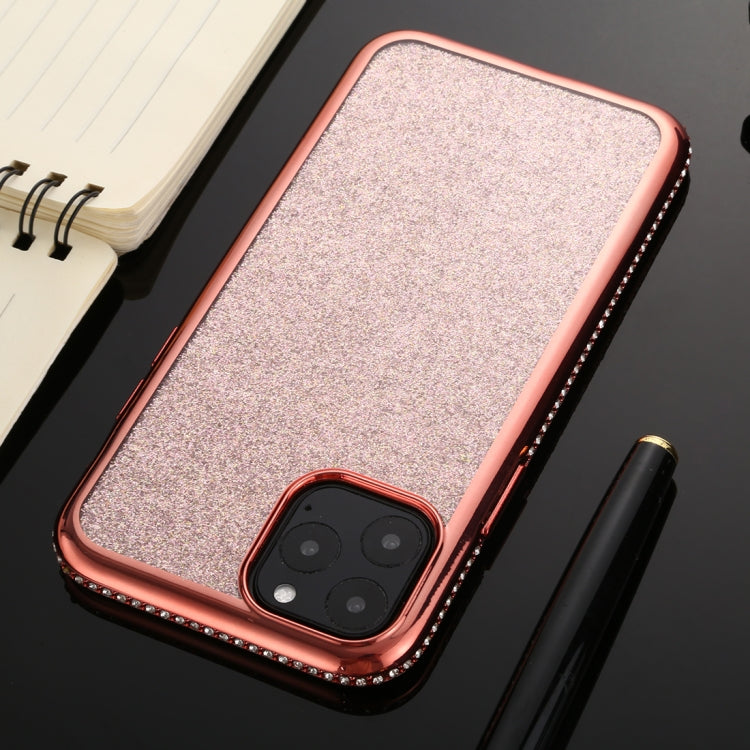 For iPhone 11 Pro Diamond Encrusted Flash Powder TPU Case