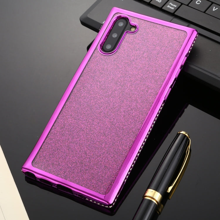 For Galaxy Note10 / Note10 5G Diamond Encrusted Flash Powder TPU Case