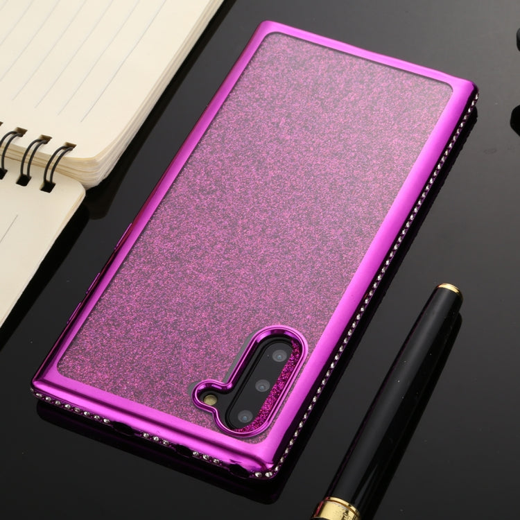 For Galaxy Note10 / Note10 5G Diamond Encrusted Flash Powder TPU Case