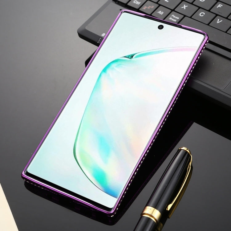 For Galaxy Note10 / Note10 5G Diamond Encrusted Flash Powder TPU Case