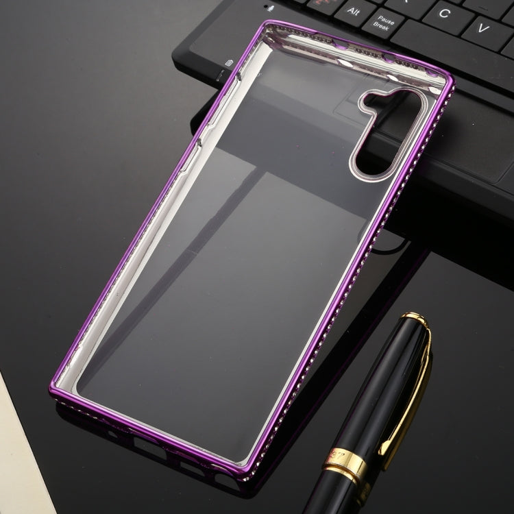 For Galaxy Note10 / Note10 5G Diamond Encrusted Flash Powder TPU Case