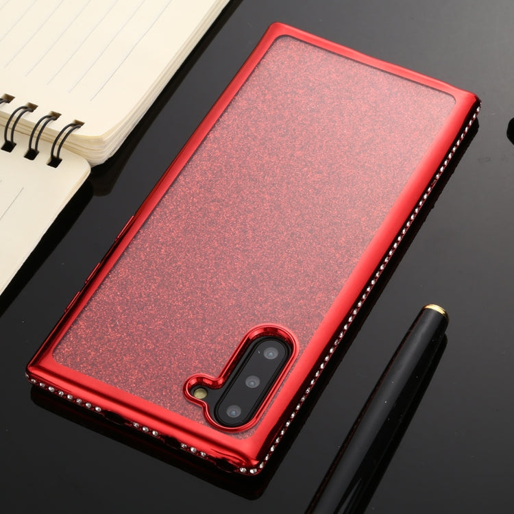For Galaxy Note10 / Note10 5G Diamond Encrusted Flash Powder TPU Case