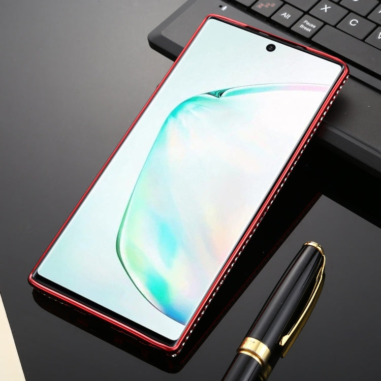 For Galaxy Note10 / Note10 5G Diamond Encrusted Flash Powder TPU Case