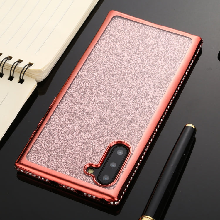 For Galaxy Note10 / Note10 5G Diamond Encrusted Flash Powder TPU Case