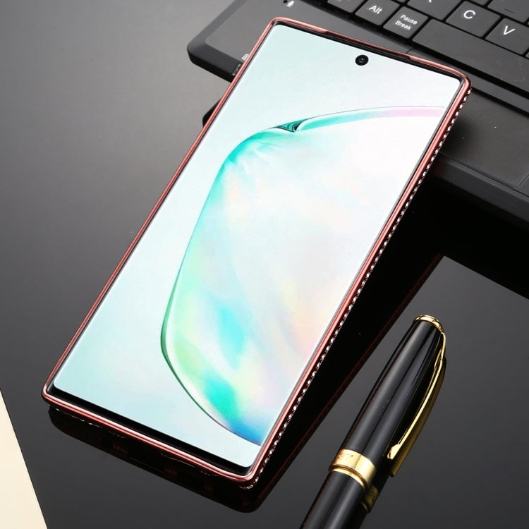 For Galaxy Note10 / Note10 5G Diamond Encrusted Flash Powder TPU Case