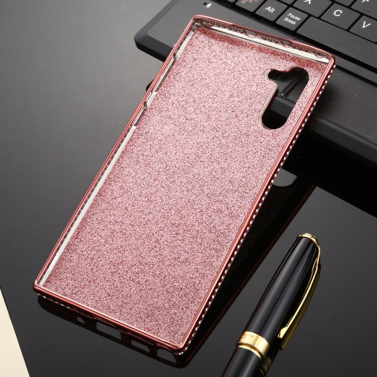 For Galaxy Note10 / Note10 5G Diamond Encrusted Flash Powder TPU Case