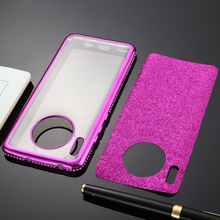 For Huawei Mate 30 Diamond Encrusted Flash Powder TPU Case