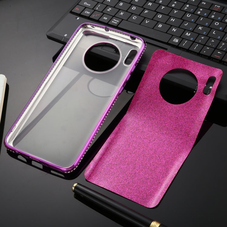 For Huawei Mate 30 Diamond Encrusted Flash Powder TPU Case