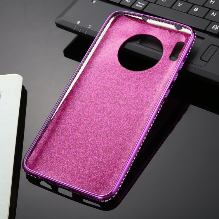 For Huawei Mate 30 Diamond Encrusted Flash Powder TPU Case