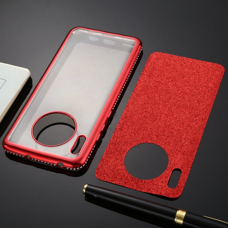 For Huawei Mate 30 Diamond Encrusted Flash Powder TPU Case
