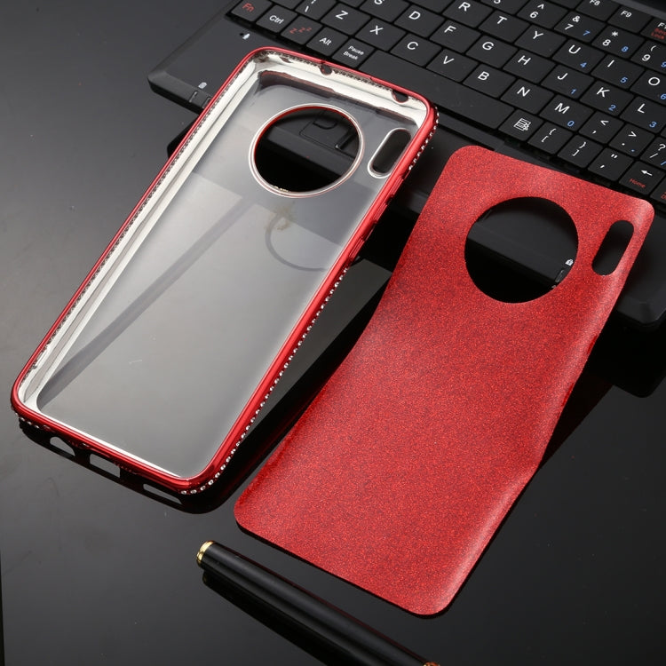 For Huawei Mate 30 Diamond Encrusted Flash Powder TPU Case