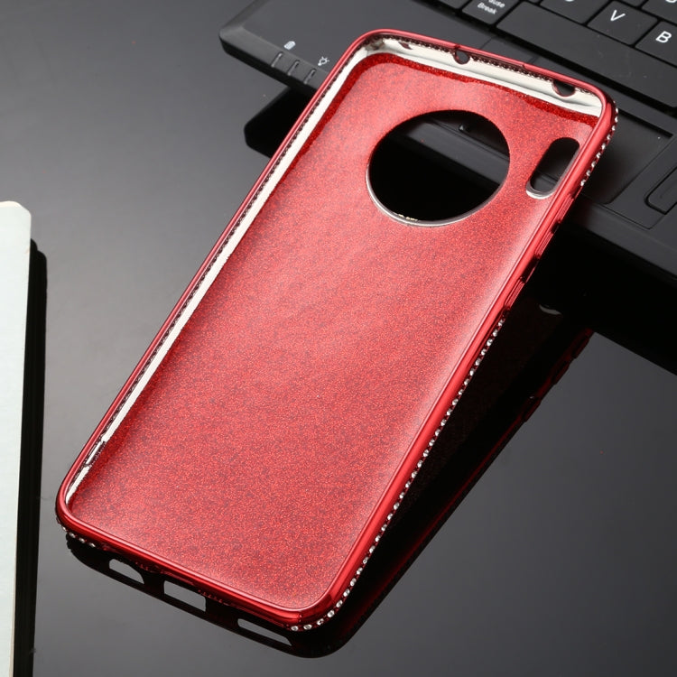 For Huawei Mate 30 Diamond Encrusted Flash Powder TPU Case