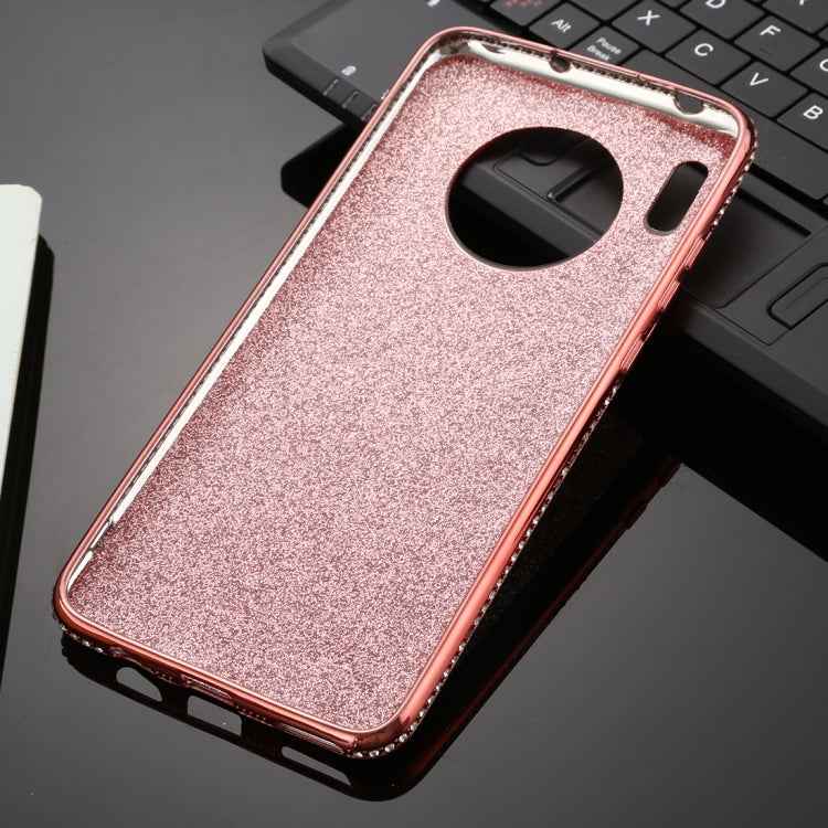 For Huawei Mate 30 Diamond Encrusted Flash Powder TPU Case