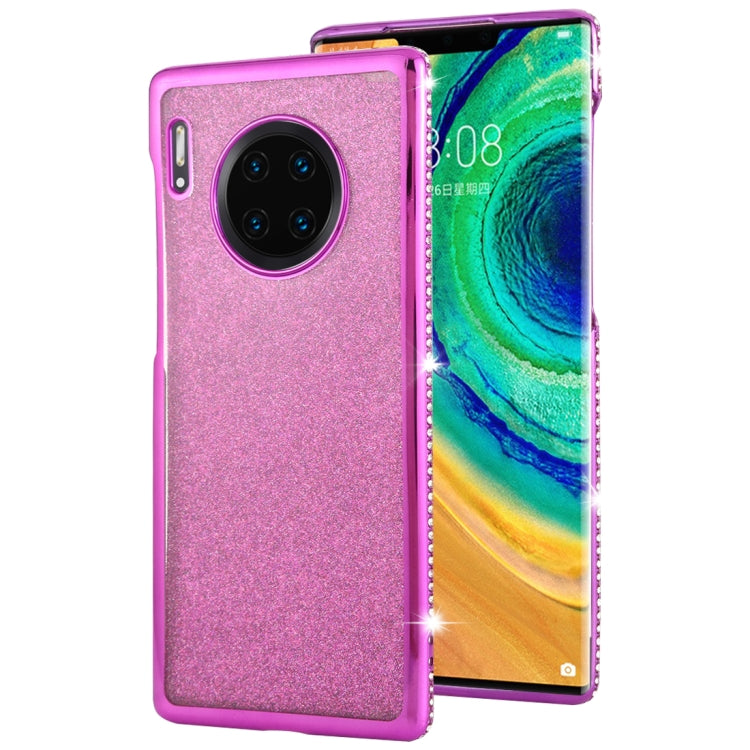 For Huawei Mate 30 Pro Diamond Encrusted Flash Powder TPU Case