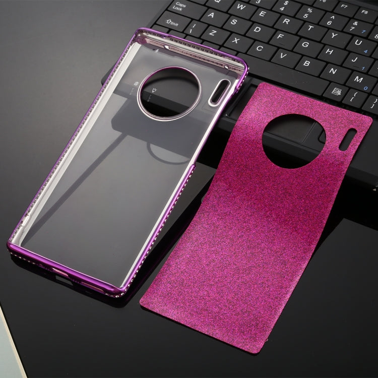 For Huawei Mate 30 Pro Diamond Encrusted Flash Powder TPU Case