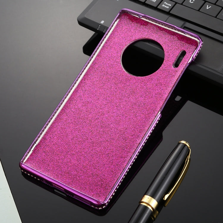 For Huawei Mate 30 Pro Diamond Encrusted Flash Powder TPU Case