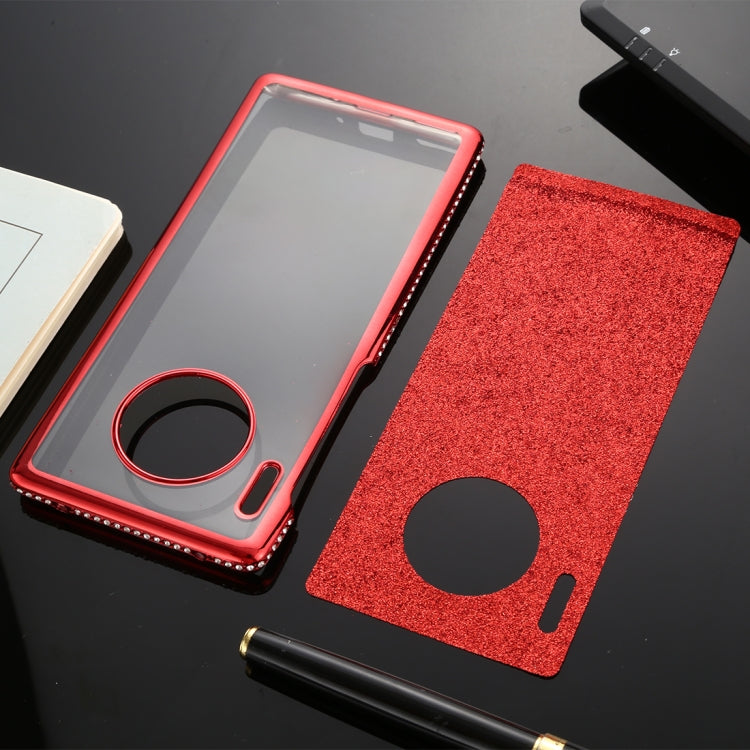 For Huawei Mate 30 Pro Diamond Encrusted Flash Powder TPU Case