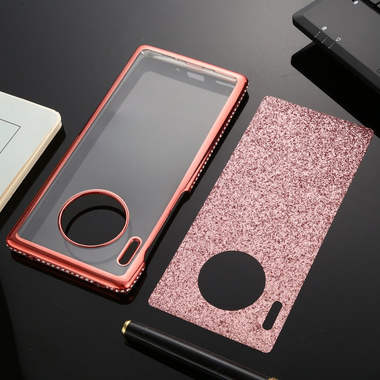 For Huawei Mate 30 Pro Diamond Encrusted Flash Powder TPU Case