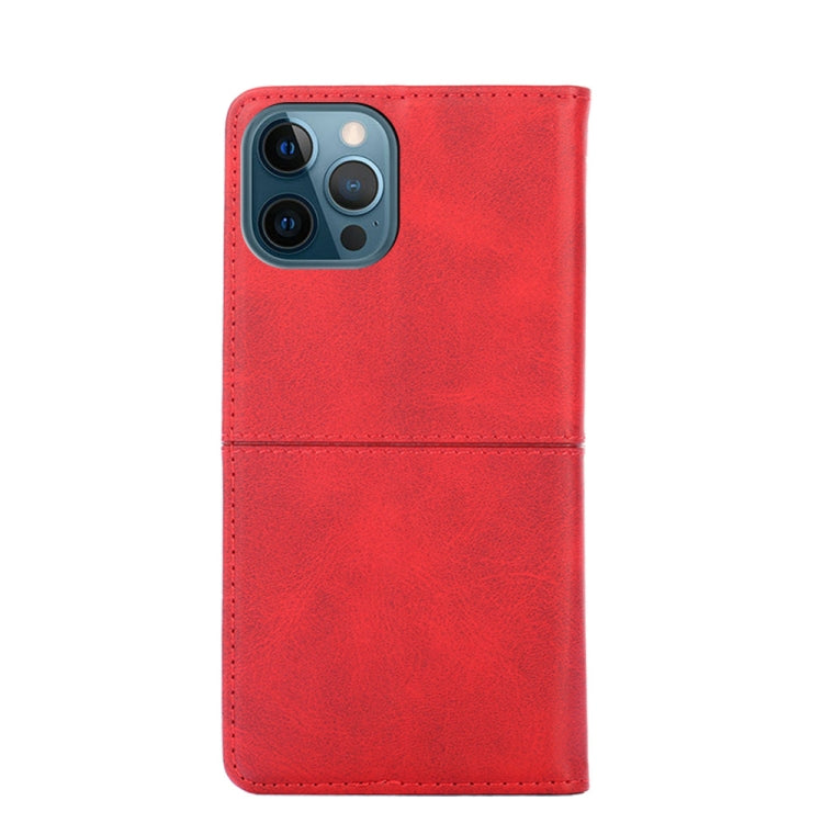For iPhone 13 Pro Max Cow Texture Magnetic Horizontal Flip Leather Case with Holder & Card Slots