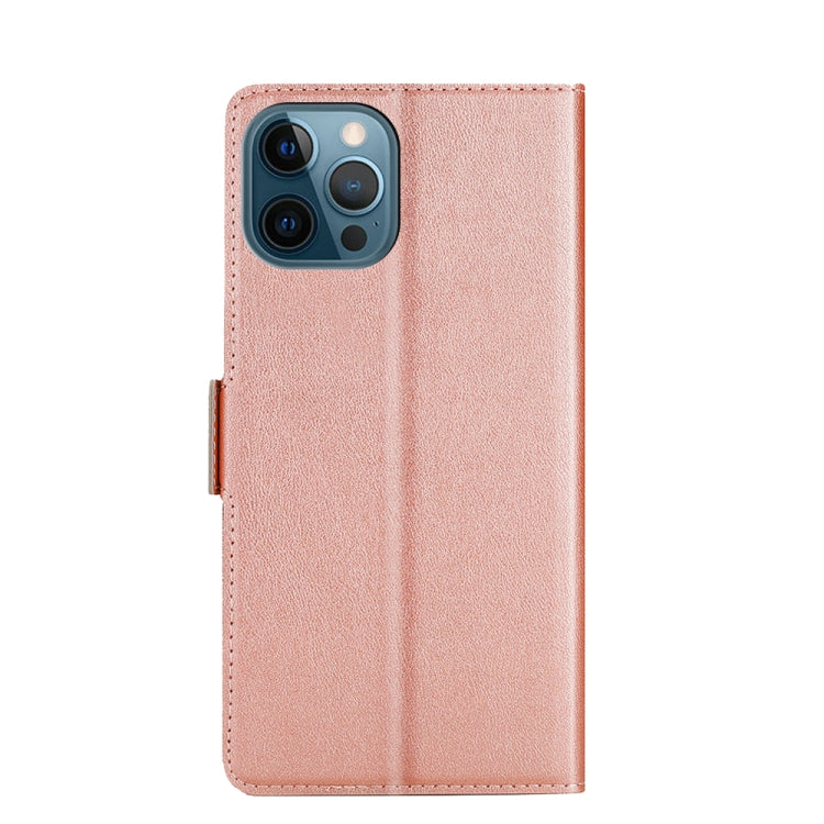 For iPhone 13 Pro Ultra-thin Voltage Side Buckle PU + TPU Horizontal Flip Leather Case with Holder & Card Slot