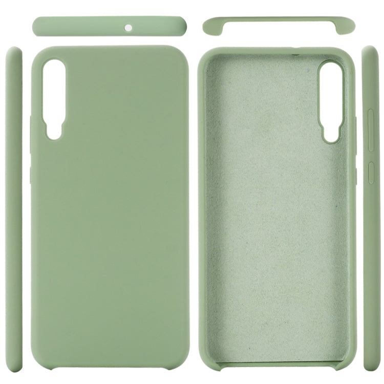 For Huawei Honor Play 3 Solid Color Liquid Silicone Dropproof Full Coverage Protective Case