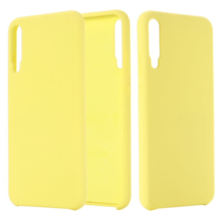 For Huawei Honor Play 3 Solid Color Liquid Silicone Dropproof Full Coverage Protective Case