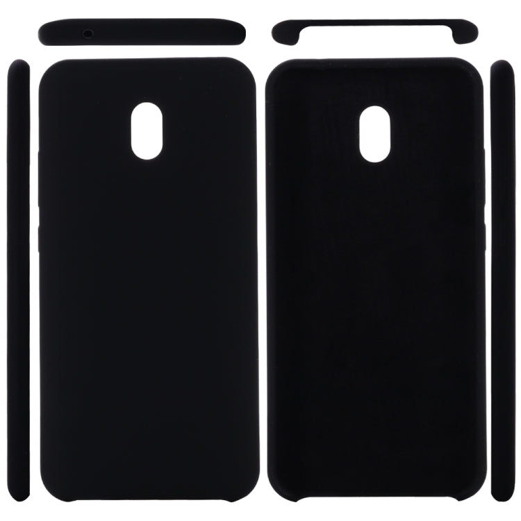 For Xiaomi Redmi 8A Solid Color Liquid Silicone Dropproof Full Coverage Protective Case