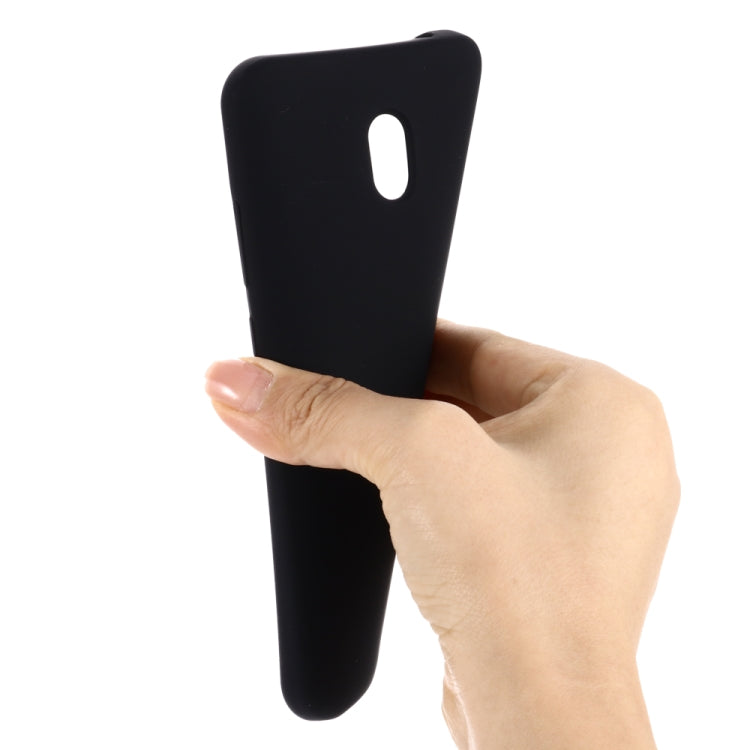 For Xiaomi Redmi 8A Solid Color Liquid Silicone Dropproof Full Coverage Protective Case
